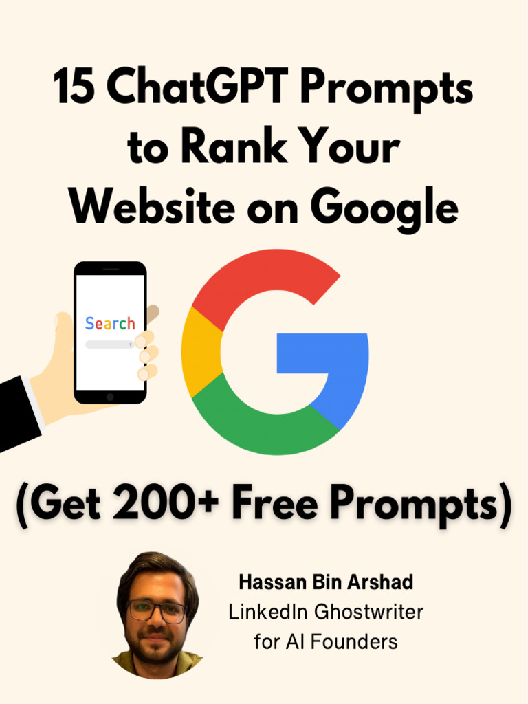 15 ChatGPT Prompts for SEO Success | PDF | Search Engine Optimization ...