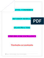 Commerce Revision Module Exam Practice
