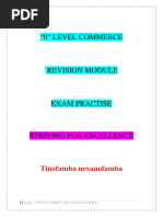 Commerce Revision Module Exam Practice