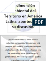 La Dimensión Ambiental Del Territorio en América Latina