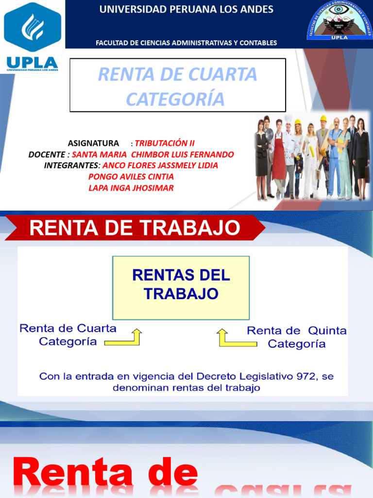 Renta de Cuarta Categoría J | PDF | Impuesto sobre la renta | Impuestos