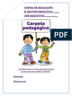 4º CARPETA PEDAGÓGICA