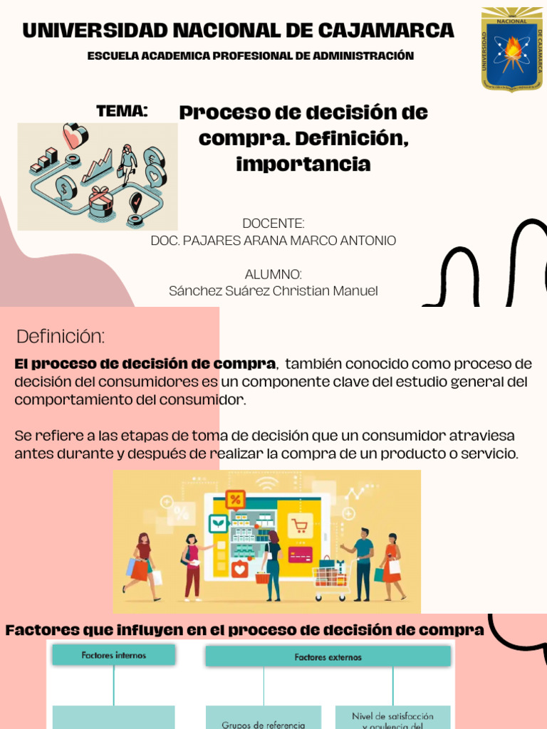 Proceso de Decisión de Compra. Definición, Importancia | PDF | Los ...