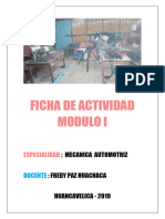 CEPARADORES FICHA DE ACTIVIDAD  MODULO I