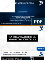 Derecho Administrativo: Sesión #9