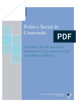 2011 - 11 Política Social de Guatemala