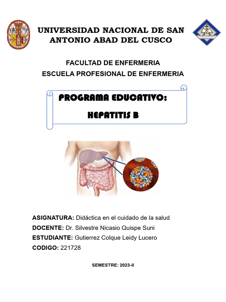 Síntomas y Prevención de Hepatitis B | PDF | Hepatitis B | Hepatitis