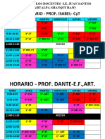 Horario Juan Santos Atahualpa