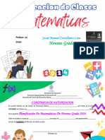 Planificacion 9° Matematicas