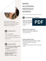 Curriculum Alejandra Medranda Moreno