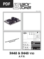 Leroy Somer r448 Automatic Voltage Regulator