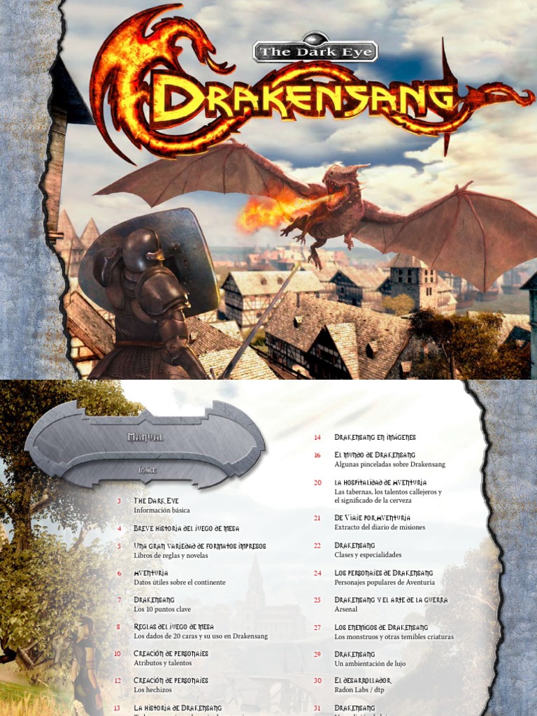 Drakensang Esp | PDF | Duendes | Juegos de rol