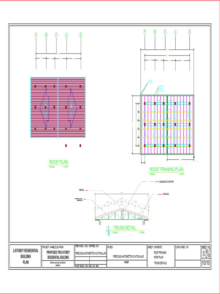 Structural Plans Precious | PDF | Civil Engineering | Structural ...