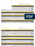 BA Training Calendar Singapore 2022