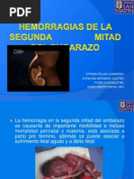 Hemorragias de La Segunda Mitad Del Embarazo
