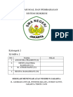 Makalah Soal Sistem Ekskresi Kelompok 2 Xi Mipa 2