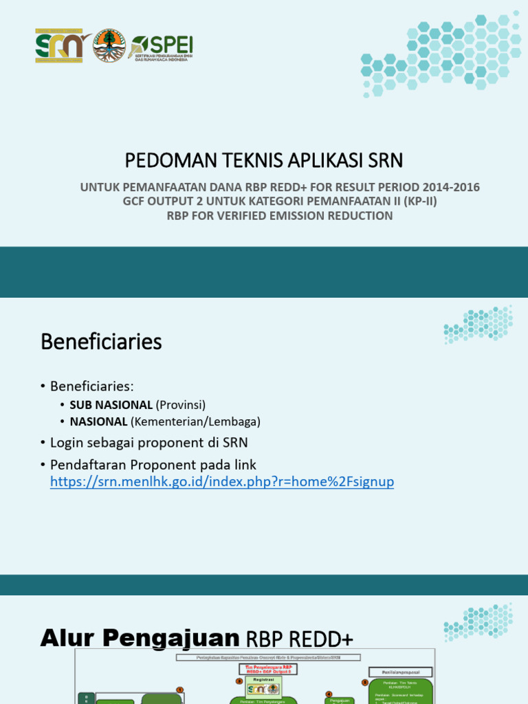 Panduan Aplikasi SRN untuk RBP REDD+ | PDF | Computer Access Control