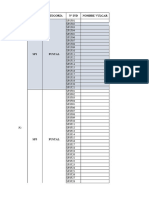 Formulario Cluster, Fustal y Am - Orientación Este