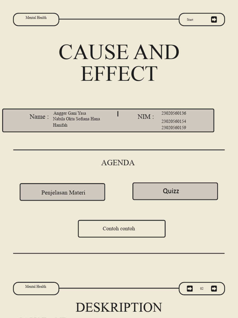Understanding Cause and Effect in Mental Health | PDF | Linguistic ...