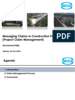 14. Project Claim Management