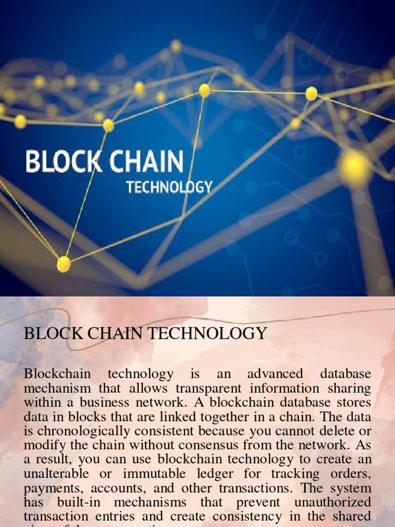 Block Chain Technology | PDF | Data Management | Computing