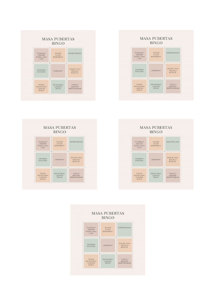 Print Bingo | PDF