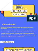 Cell Division PPT (Tuition) Class 10 Bio