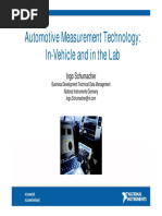 Automotive Automotive Measurement Technology in Vehicle and in The Lab 3