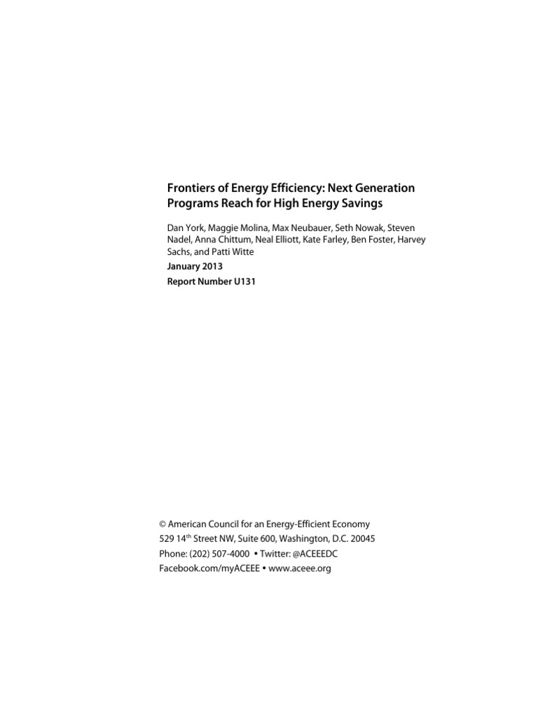 Next-Gen Energy Efficiency Programs | PDF | Efficient Energy Use ...