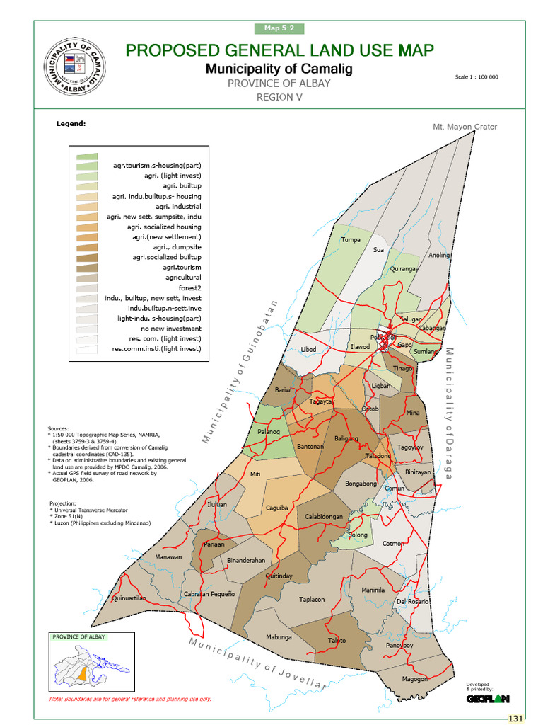 Proposed General Land Use Map | PDF | Earth Sciences | Geographic Data ...