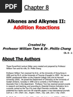 Alkenes and Alkynes II:: Addition Reactions