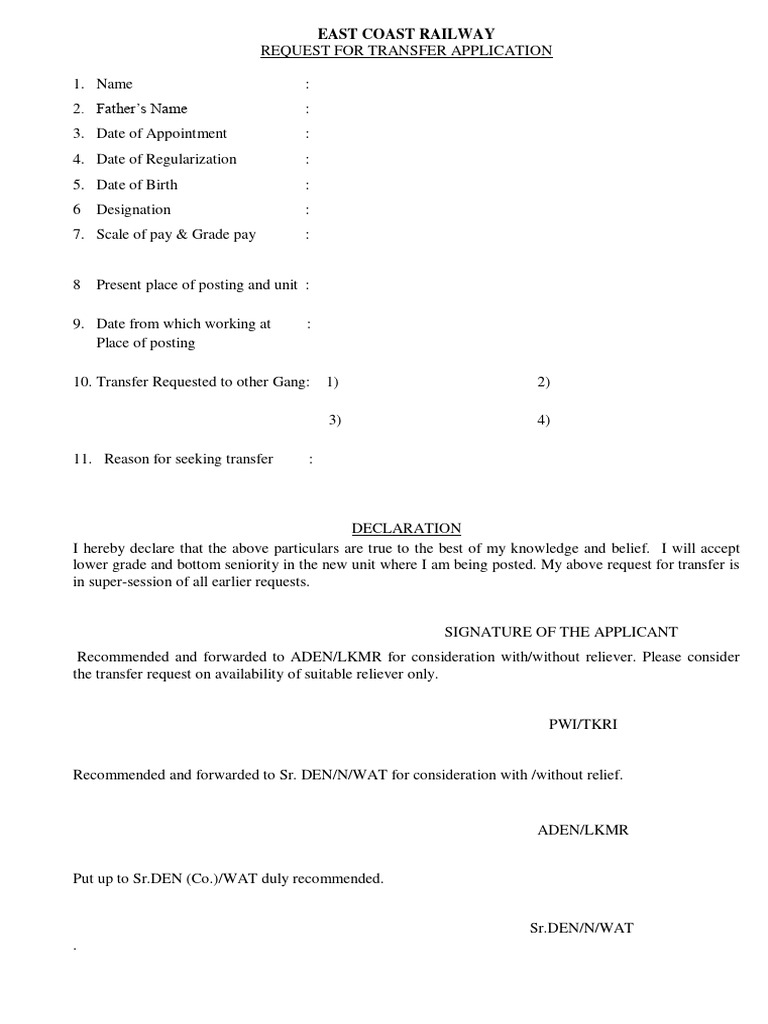 Unit & Gang Transfer | PDF | Law