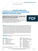 Fractional-Order Synergetic Control of The Asynchronous Generator-Based Variable-Speed Multi-Rotor Wind Power Systems