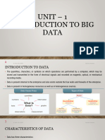Unit - 1 Introduction To Big Data