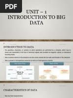 Unit - 1 Introduction To Big Data