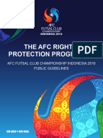 Afc Futsal Club Championship 2018 Rights Protection Programme