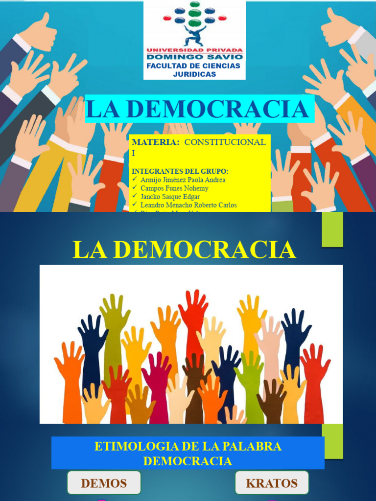 Tipos y Orígenes de la Democracia | PDF | Democracia | Ideologías políticas