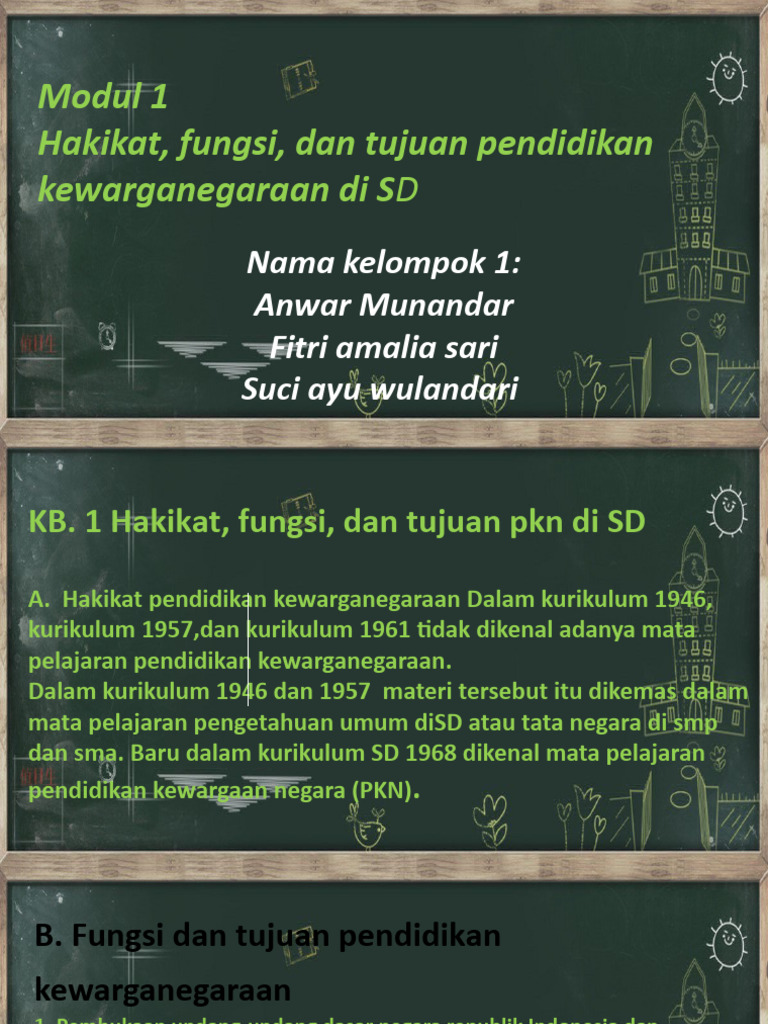 Pendidikan Kewarganegaraan di SD | PDF