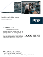 Food Safety Training Manual