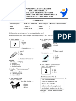 Soal Bahasa Inggris Kelas 1 (Semester 1)