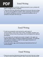 Email Writing