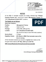 Hinduja Housing Finance LTD - Notice