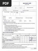 Multi-Patient Med Pass Worksheet | PDF