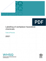 Labelling Workplace Hazardous Chemicals Cop 2021