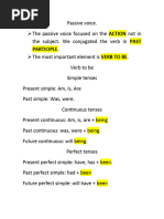 Passive Voice and Causative Form