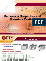 Mechanical Properties and Materials Testing