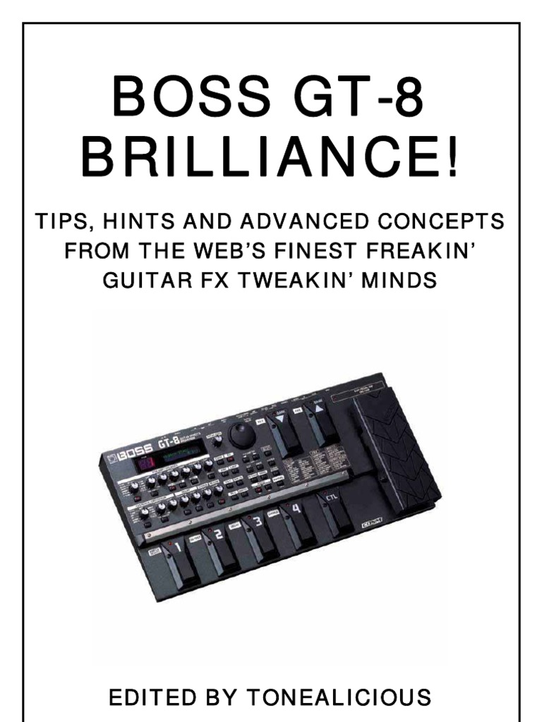Boss GT-8 Brilliance | PDF | (Audio) | Loudspeaker