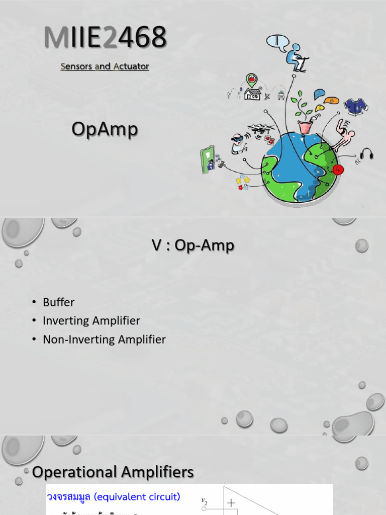 Sensor 5 Opamp Pdf Operational Amplifier Amplifier