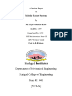 Mobile Robot System Report