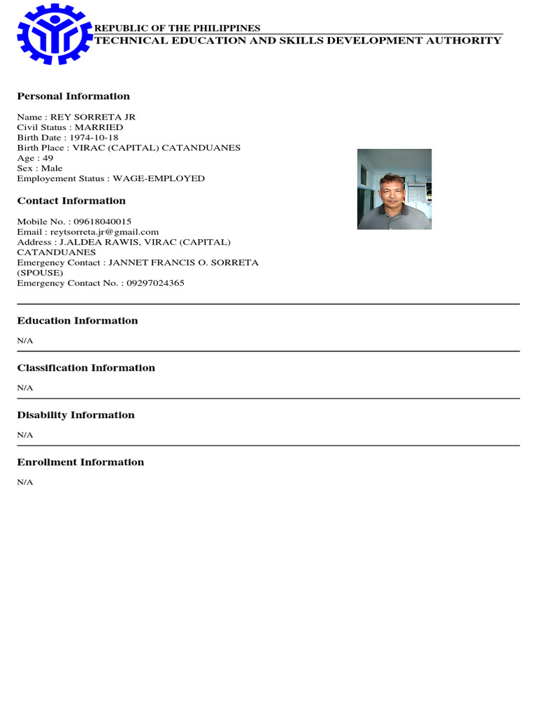 Technical Education and Skills Development Authority: Republic of The ...